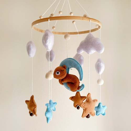 Dreamy Bear Moon Mobile