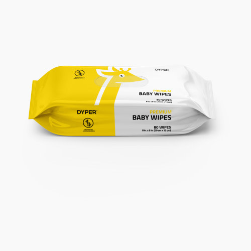 DYPER Sustainable Baby Wipes - 80 ct