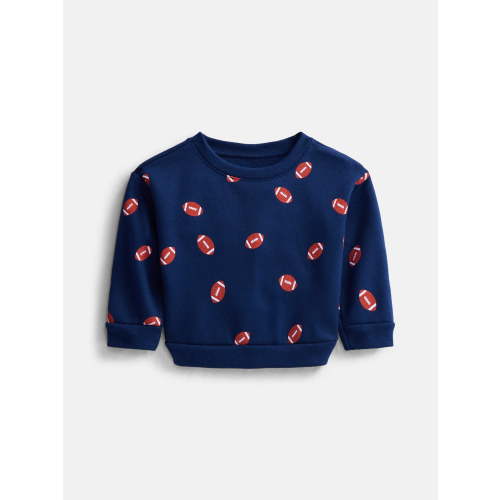 Wonder Nation Baby and Toddler Boys Fleece Graphic Crewneck Sweatshirt, Sizes 6M-5T