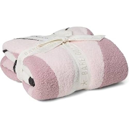 Barefoot Dreams, Unisex, CozyChic® Abstract Butterfly Stroller Blanket, Petal Multi, Baby