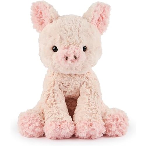 GUND Cozys Collection Pig Plush, Pig Stuffed Animal for Ages 1 and Up, Pink, 10”