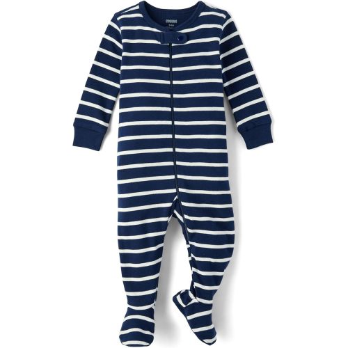 Gymboree unisex-baby And Newborn 100% Cotton Long Sleeve Zip Front Footed One Piece,sleep & Play Gymmies