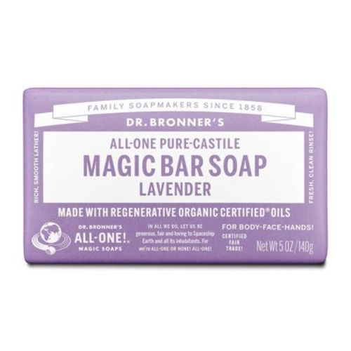 Dr. Bronner's All-One Pure-Castile Magic Bar Soap - Lavender - 5oz