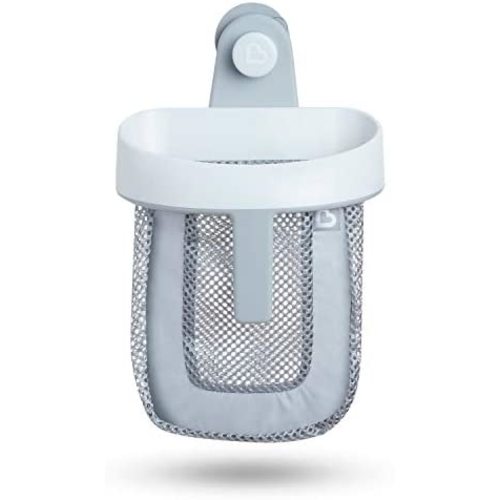 Munchkin Hanging Bath Toy Storage with Quick Drying Mesh, Grey
