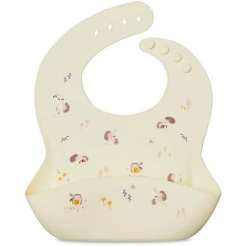 Loulou Lollipop Soft, Waterproof Silicone Feeding Bib for Babies and Toddlers
