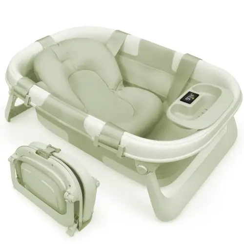 Jool Baby Fold ‘n Store Baby Bathtub – 3 Stage Collapsible Bather - TikTok Shop
