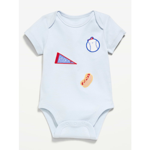 Short-Sleeve Unisex Graphic Bodysuit for Baby