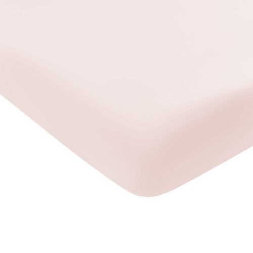 Bamboo Crib Sheet in Blush Pink | Bamboo Bedding | Kyte Baby