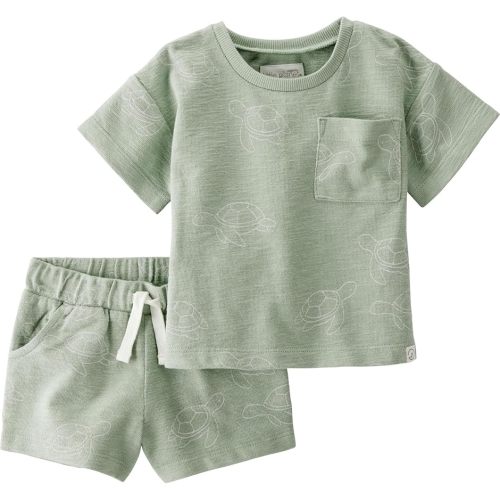 little planet by carter's unisex-baby 2-piece Shorts Set Made With Organic Cotton
