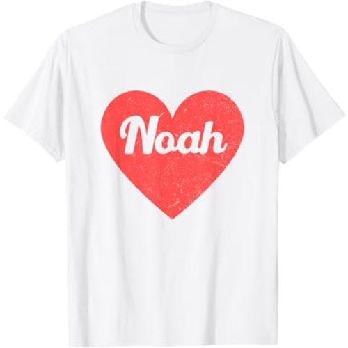 I Heart Noah - First Names And Hearts, I Love Noah T-Shirt