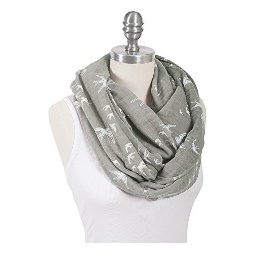 Bebe au Lait Premium Muslin Nursing Scarf, Lightweight and Breathable Cotton, One Size Fits All - Nightingale