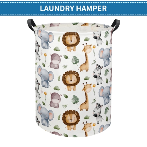 Furkithn Laundry Basket,Collapsible Laundry Hamper for Boys,Classic Football Print Storage Bin,Waterproof Toy Storage for Kids Room,Nursery,Playroom,New Parent Gift