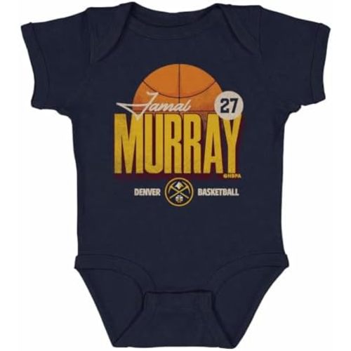 500 LEVEL Jamal Murray Denver Nuggets One-Piece Infant Bodysuit - Jamal Murray Denver Nuggets Label WHT