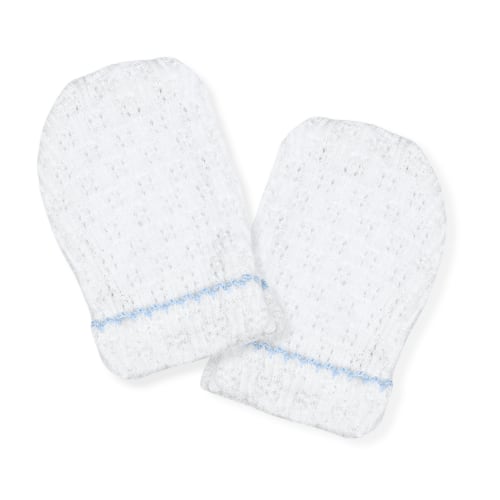 Paty Knit Mittens - Blue