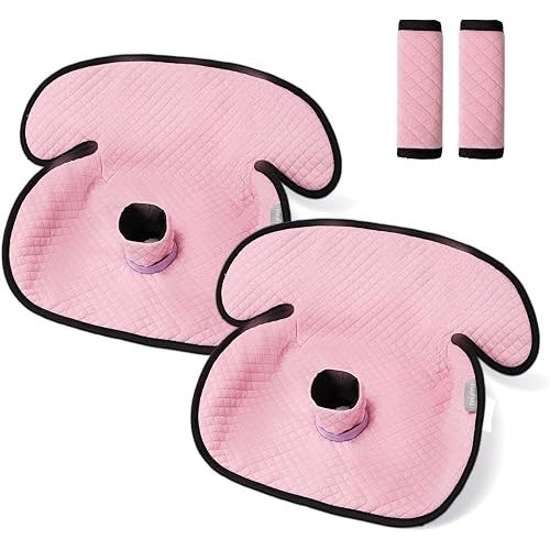 TinlyFinly Baby Potty Training Car Seat Protector Cover, 2 Pack, Pink