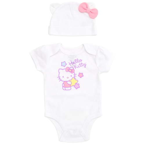 Hello Kitty Cosplay Bodysuit and Hat Set Newborn to Infant