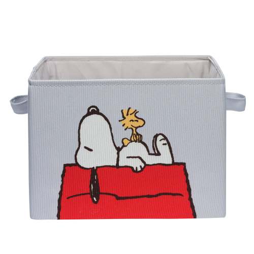Snoopy Foldable/Collapsible Storage Bin/Basket Organizer w/ Handles – Lambs & Ivy