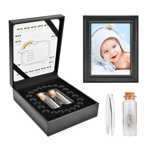 Tooth Fairy Tooth Holder, Tooth Fairy Box, Tooth Boxes for Lost Teeth for Kids, Tooth Holder for Kids Teeth, Tooth Fairy Gifts with Picture Frame - Black
