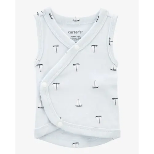 Baby Boy Preemie Sailboat Tank - Blue | Carter's