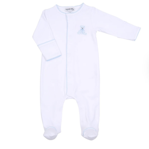 Magnolia Baby Boy My Teddy Footie - Blue