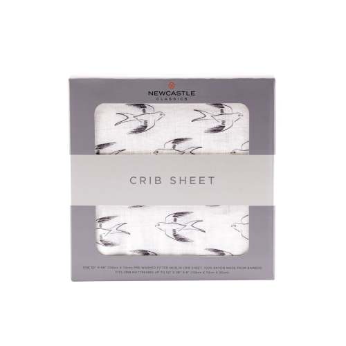 Sparrows Cotton Muslin Crib Sheet