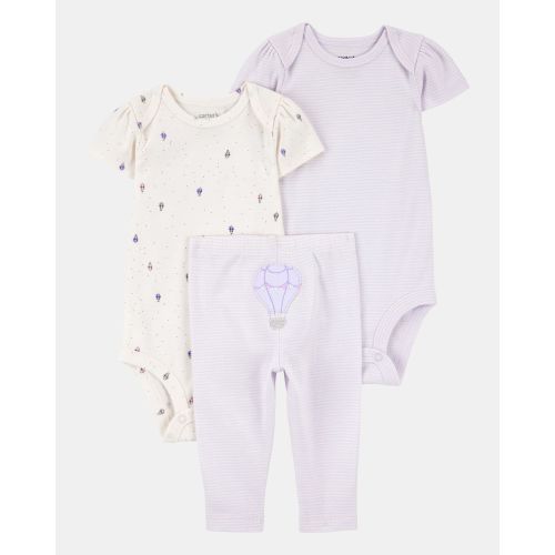 Baby Girl 3-Piece Hot Air Balloon Little Character Set® - Purple | Carter's