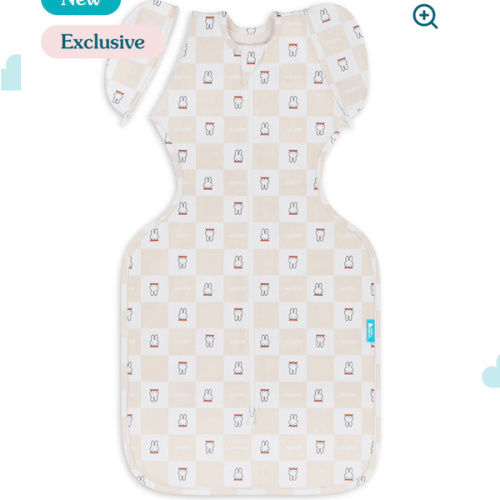 Swaddle Up™ 2-in-1 Transition Bag 1.0 TOG Cotton Birch Miffy Checker – Love to Dream US