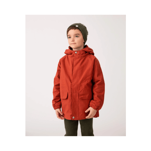 Insulated Organic Cotton Waxed Canvas - Rain Jacket