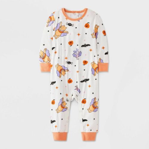 Baby Disney Winnie The Pooh Halloween Romper - White 12M