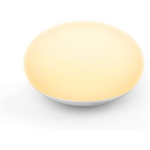 EASZZZ Baby Night Light, Nursery Night Lamp for Breastfeeding, Soft BPA Free Silicone Touch Night Lamp, Eye Caring, Easy Flip Design, Stepless Dimming, 1-Pack