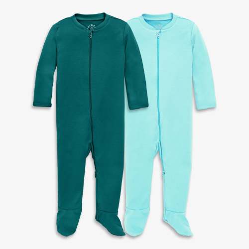 Baby organic zip footie 2-pack | Primary.com