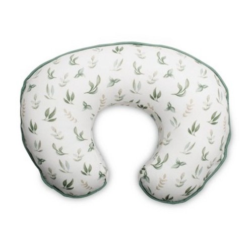 Boppy Organic Fabric Nursing Pillow Cover - Green Little Leaves