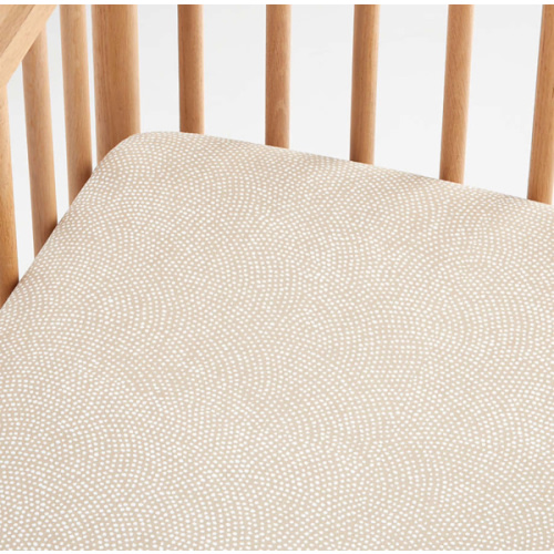 Batik Desert 100% Organic Cotton Baby Crib Fitted Sheet by Leanne Ford