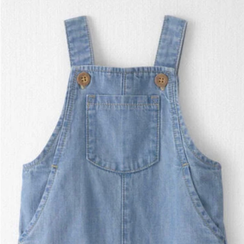Baby Organic Cotton Chambray Shortall - Little Planet | Carter's