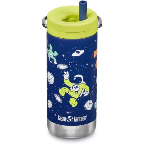 Klean Kanteen TKWide Insulated Coffee Tumbler with Café Cap - Stainless Steel Coffee Tumbler - Space Case