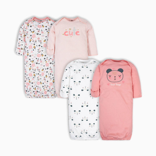 Gerber Gown (4 Pack) - Bear, 0-6 M