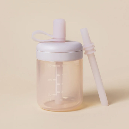 Silicone Training Cup with Straw