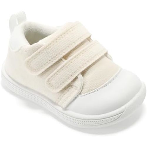 STQ Baby Shoes First Walking Boys & Girls Toddler Wide Toe Box Barefoot Indoor Non-Slip Sole Soft Mesh Breathable Lightweight Newborn Chubby Infant Babies 6-24 Months