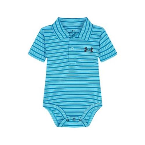 Baby Boys Striped Polo Bodysuit