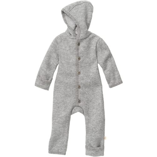 Ecoable Baby Organic Merino Wool Overall (EU 50-56, Grey)