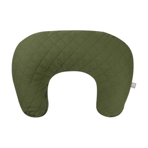 Boppy Nursing Pillow - Ergonomic Bottle & Breastfeeding Pillow, Higher, Firmer & Larger, Water-Repellent with Washable Premium Fabric Cover, Baby Safety Alliance Verified - Quilted Moss