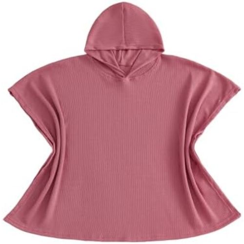 Balaflyie Kids Swim Cover up Girls Boys Waffle Towel Poncho Swimsuit Coverups for Beach, Pool, Bath