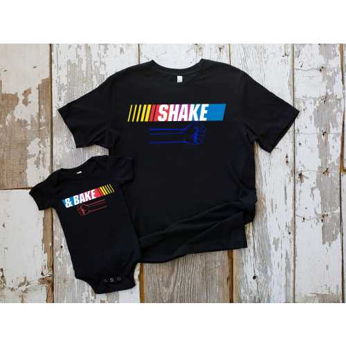 Dad and Baby Matching Shirts, Shake and Bake Father Son Tshirts