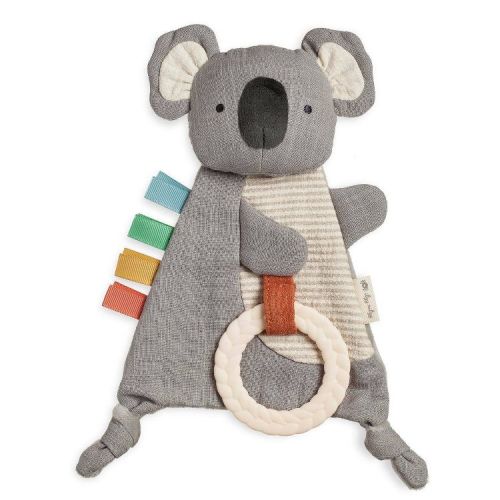 Itzy Ritzy Bitzy Crinkle Toy - Koala: Baby Teether, Cotton & TPE, 10" Height