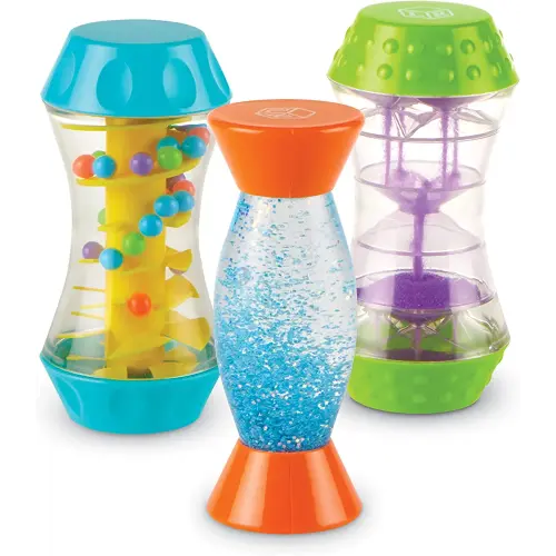 Learning Resources Sensory Trio Fidget Tubes, 3 Pieces, Ages 3+, fine Motor Skills, Sensory Toys for Toddlers,Children, Speech Therapy Materials, Fidget Toys, Sensory Tubes