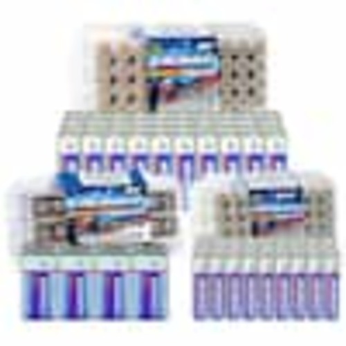 ACDelco 40 AA 36 AAA and 8 9-Volt Super Alkaline, 10-Years Shelf Life with Recloseable&nbsp;Packaging AC064