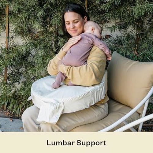 My Brest Friend Deluxe Nursing Pillow with 100% Organic Cotton Slipcover