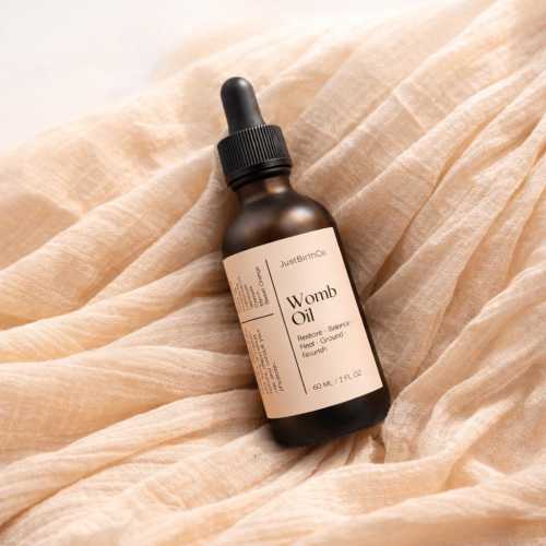 Postpartum Womb Oil | Belly Massage and Body Oil | New Mom Self-Care Gift | Grounding Fourth Trimester Ritual