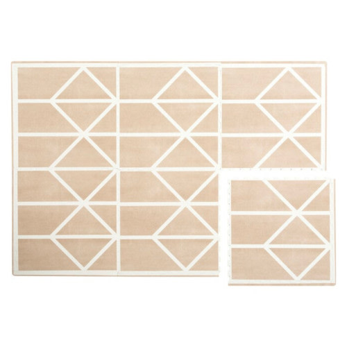 Toddlekind Premium Foam Puzzle Playmat, Nordic, Clay
