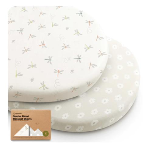 2-Pack Soothe Fitted Bassinet Sheets
